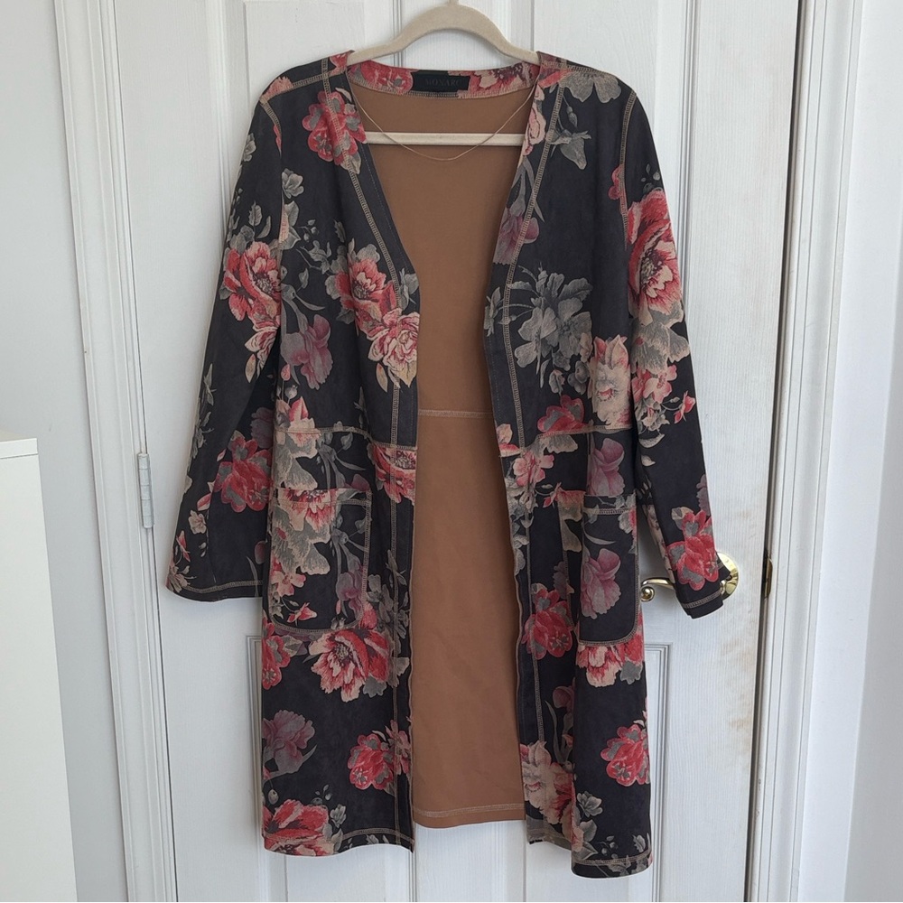 Anthropologie/ Monarc Floral Jacket